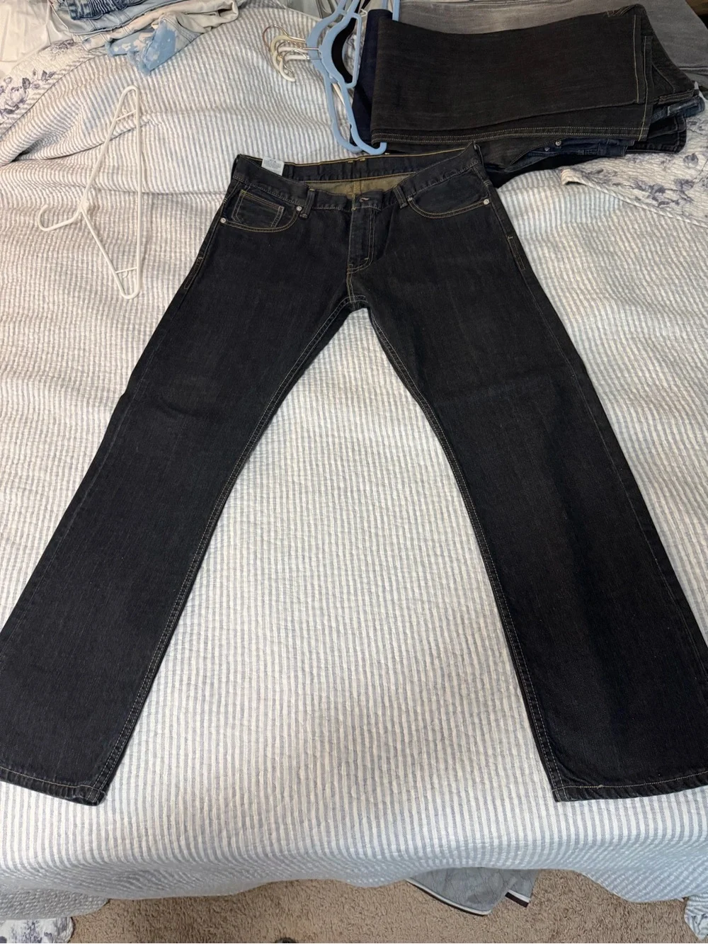 Levi's Men's Black Straight-Leg Jeans 514
